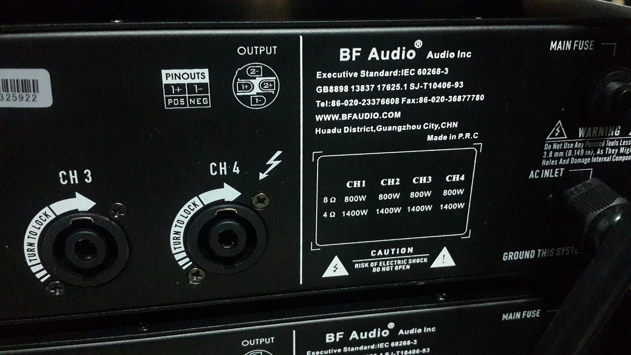 BFAUDIO BF-4800-02